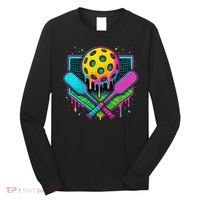 Pickleball Ice Cream Drip Long Sleeve Shirt thumb 0