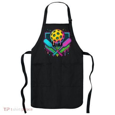 Pickleball Ice Cream Drip Apron