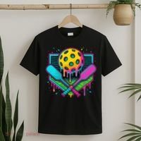 Pickleball Ice Cream Drip T-Shirt thumb 2