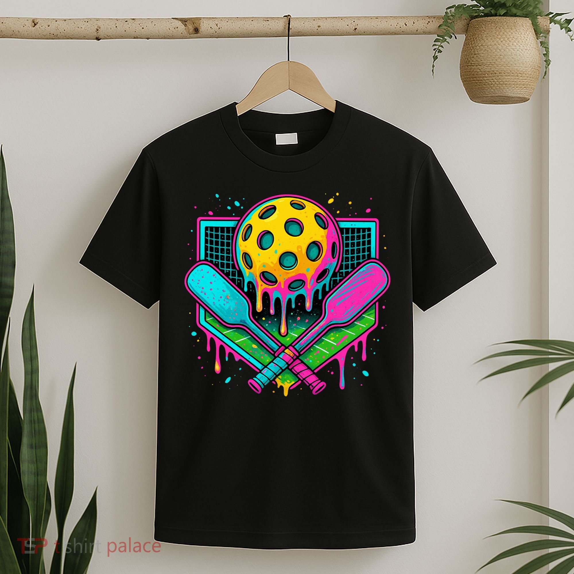Pickleball Ice Cream Drip T-Shirt