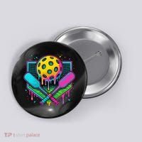 Pickleball Ice Cream Drip Button thumb 0