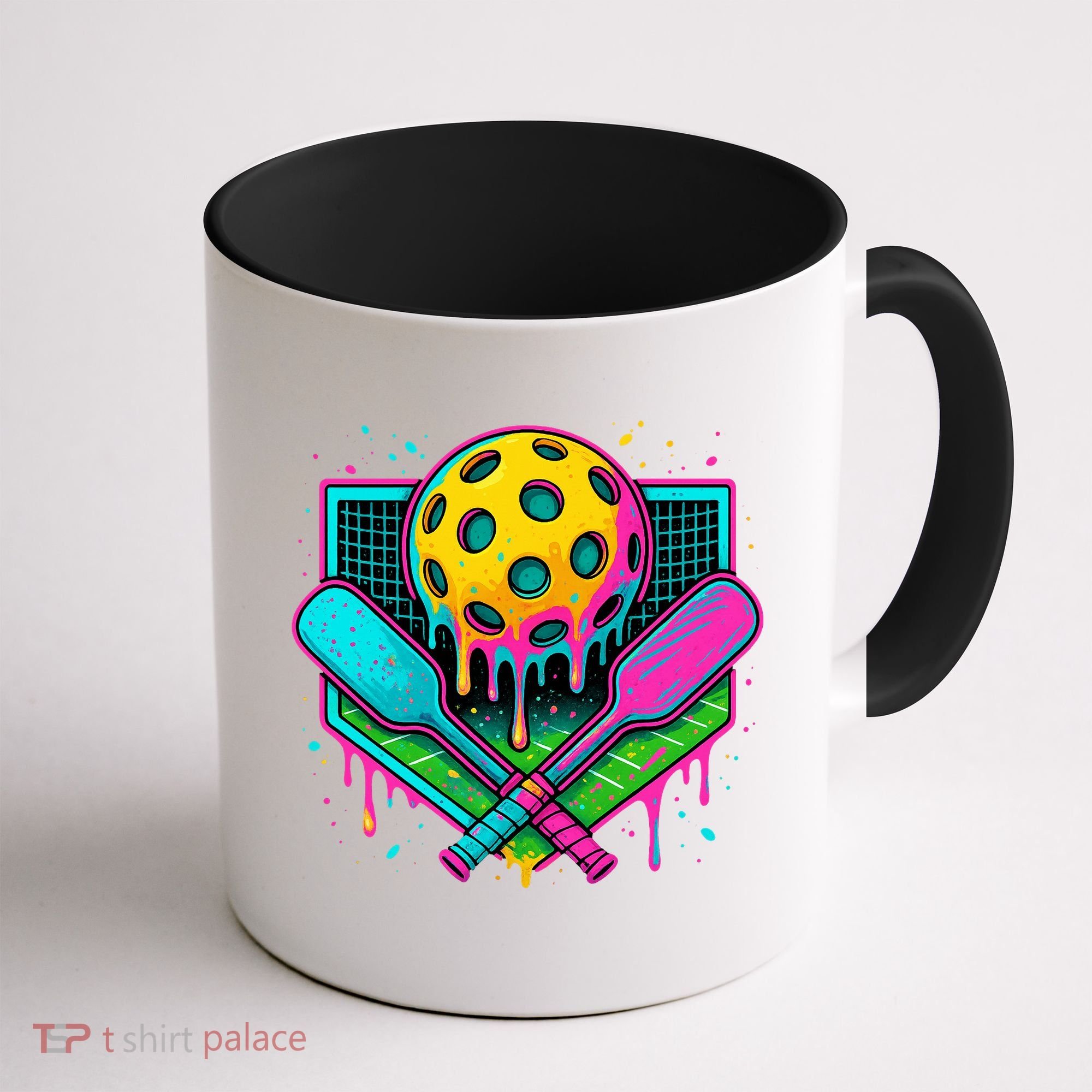 Pickleball Ice Cream Drip Coffee Mug