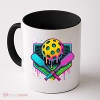 Pickleball Ice Cream Drip Coffee Mug thumb 0