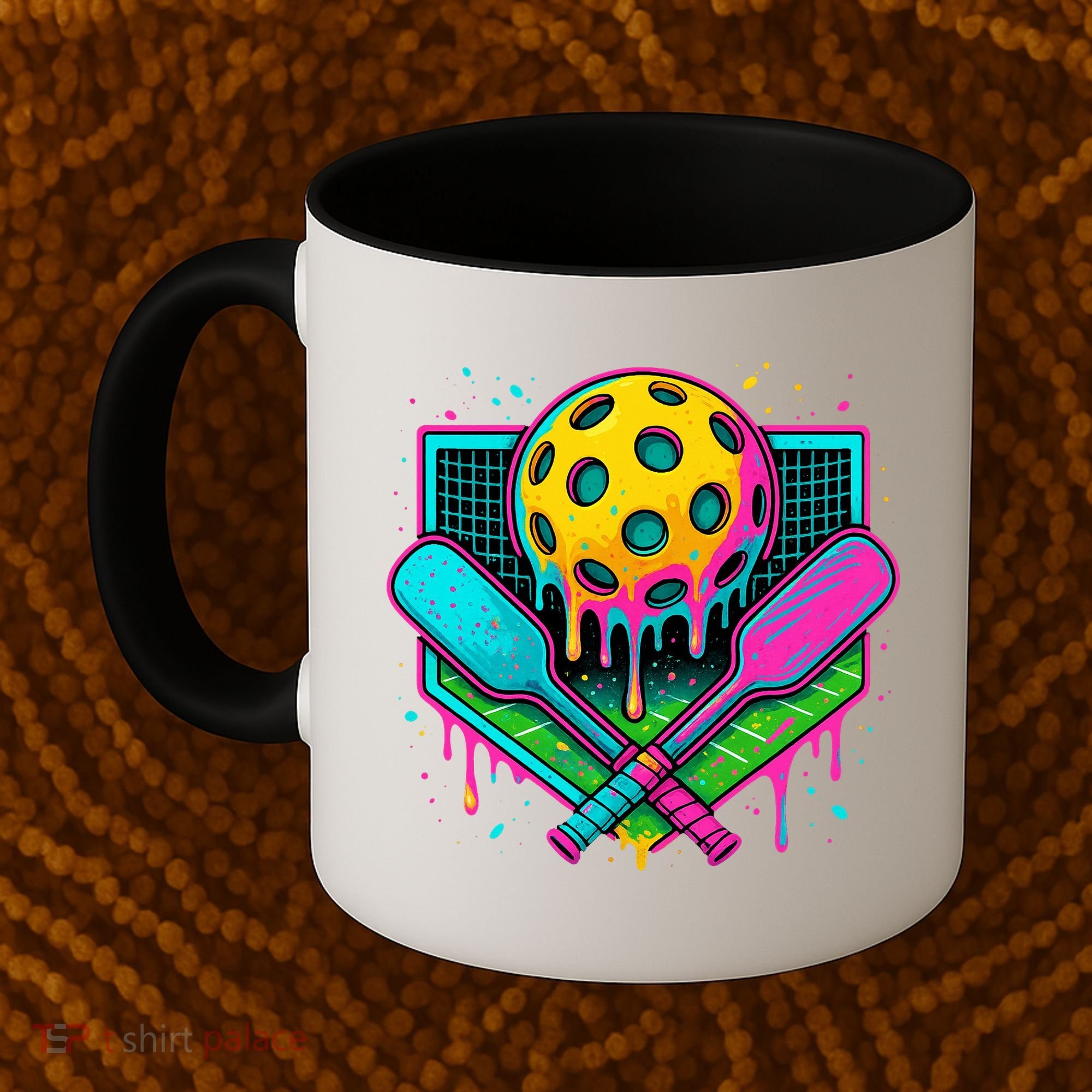 Pickleball Ice Cream Drip Coffee Mug