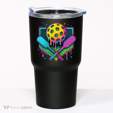 Pickleball Ice Cream Drip Tumbler