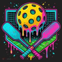 Pickleball Ice Cream Drip Tumbler thumb 3