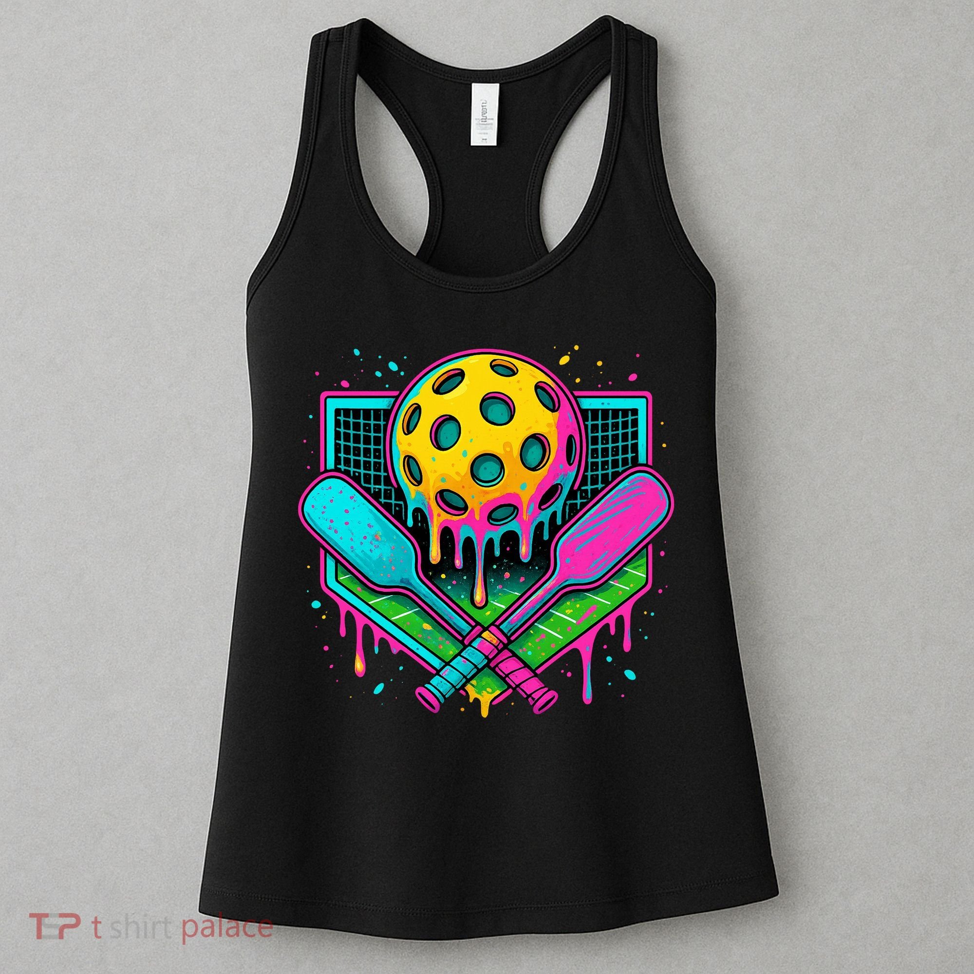 Pickleball Ice Cream Drip Women's Tank Top