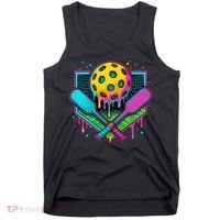 Pickleball Ice Cream Drip Tank Top thumb 0