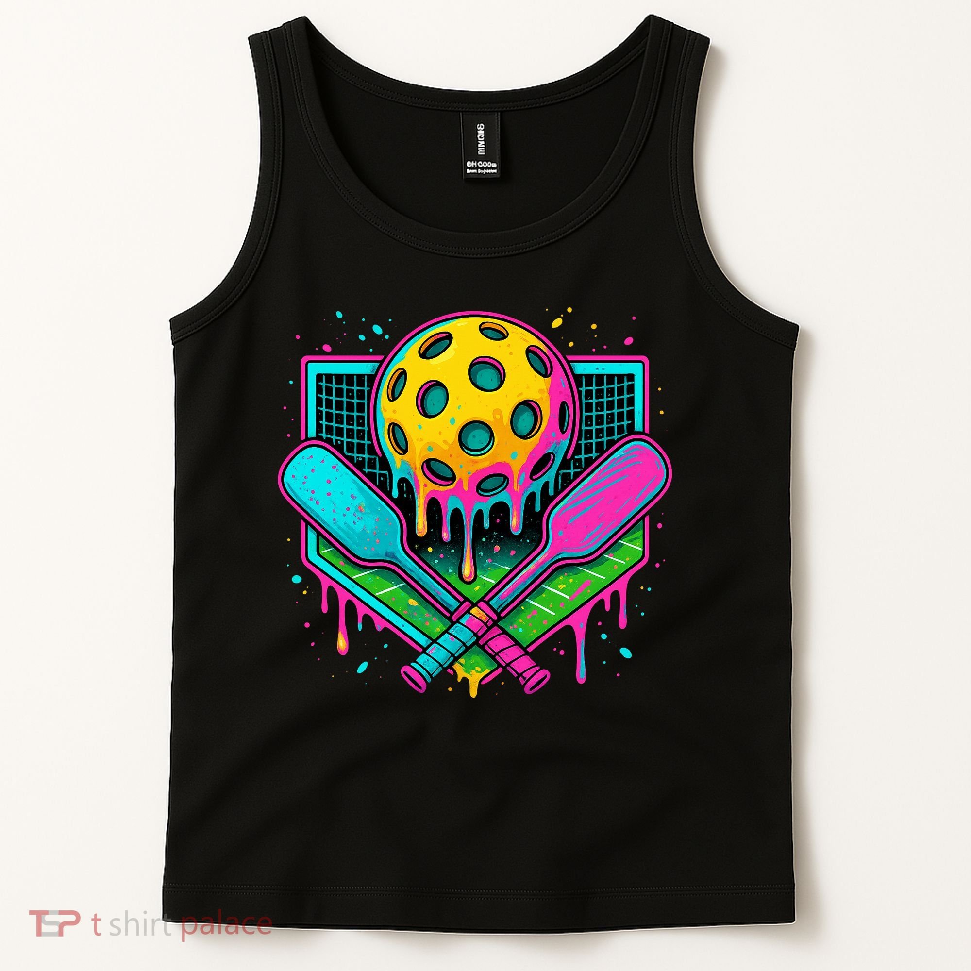Pickleball Ice Cream Drip Tank Top