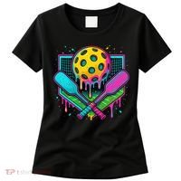 Pickleball Ice Cream Drip Women's T-Shirt thumb 0