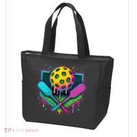 Pickleball Ice Cream Drip Tote Bag thumb 3