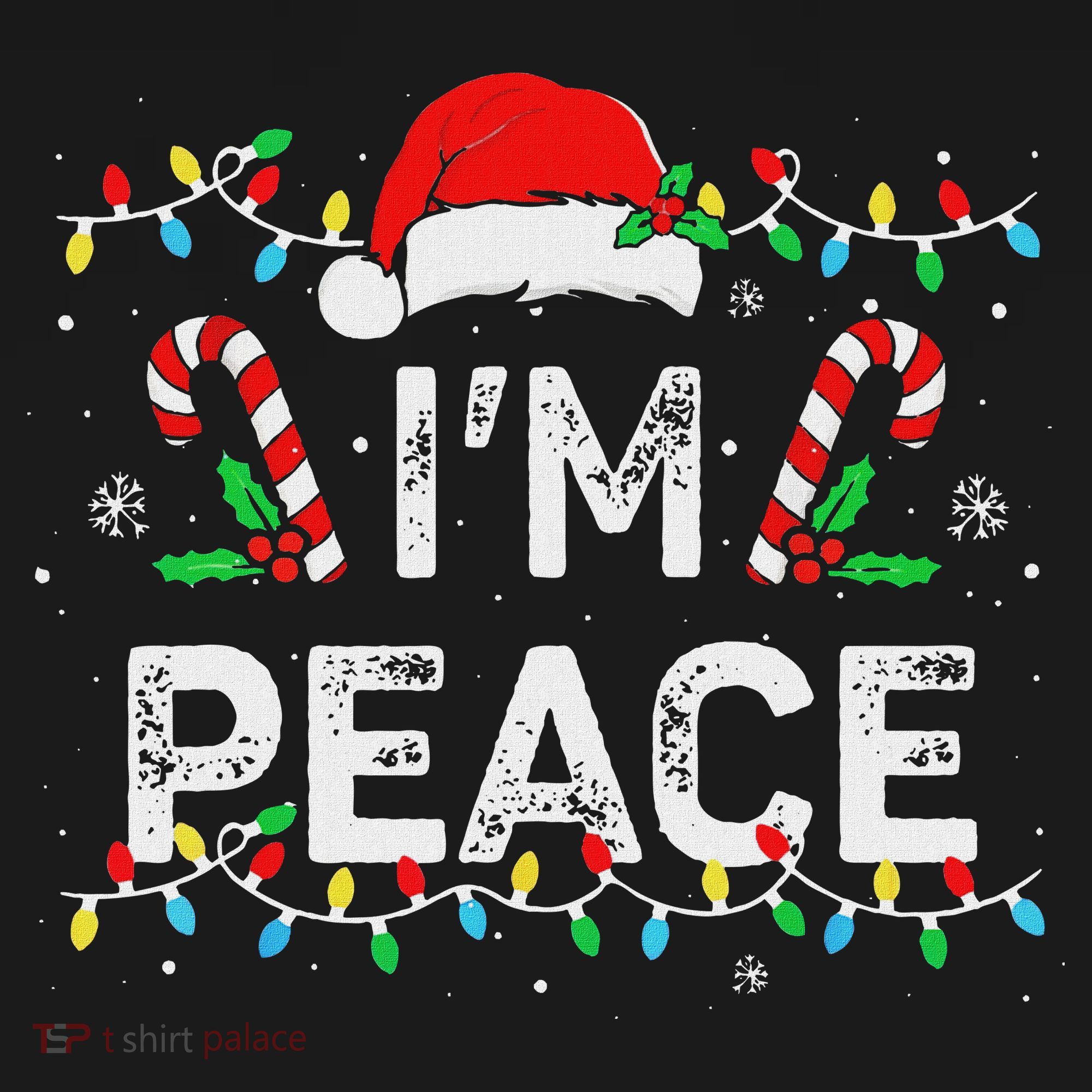 Peace I Come In Peace Couple Matching Ugly Christmas Sweater Women's Hoodie