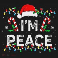 Peace I Come In Peace Couple Matching Ugly Christmas Sweater Toddler Hoodie thumb 2