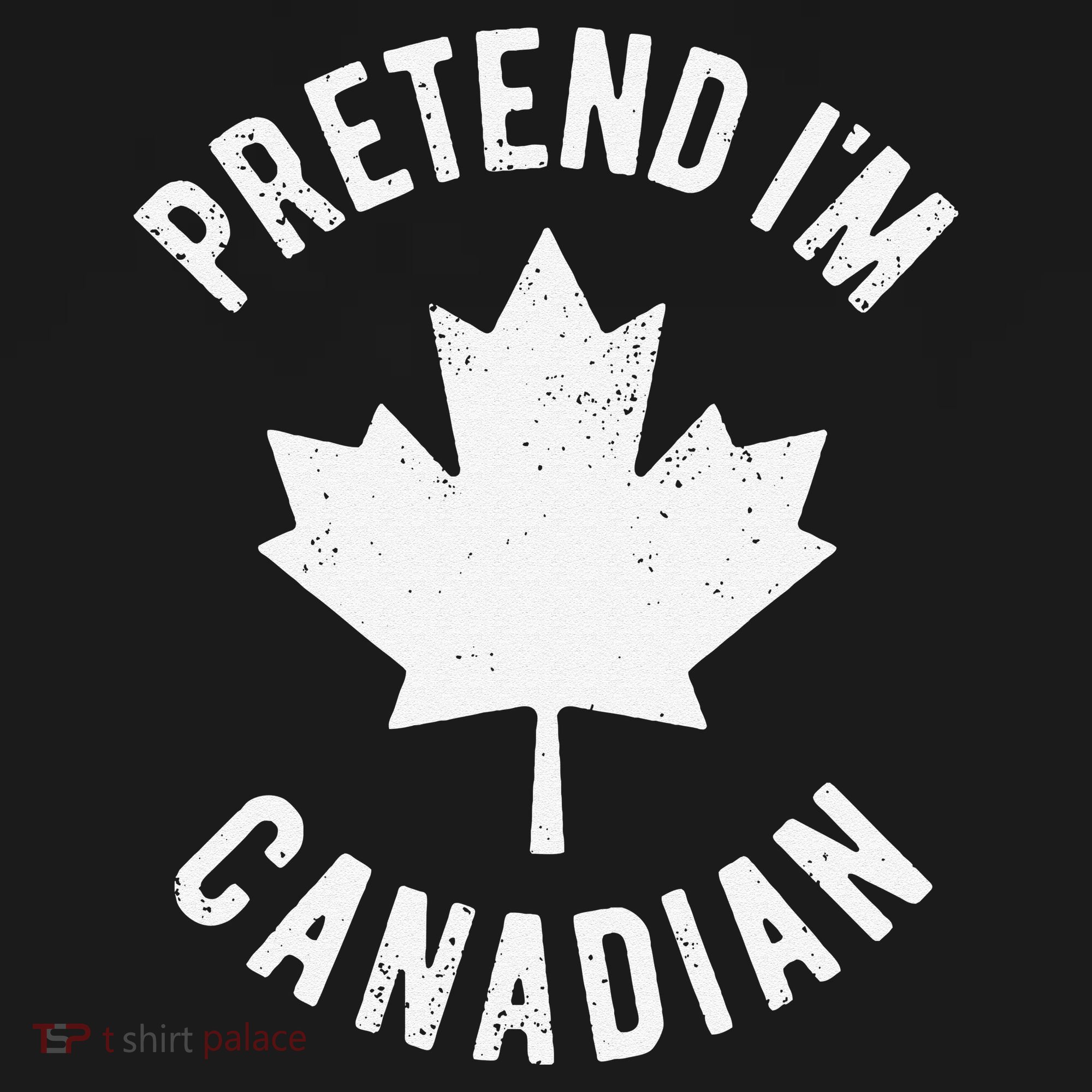 Pretend Im Canadian Canada Day Canadian Halloween Costume Gift Women's Hoodie