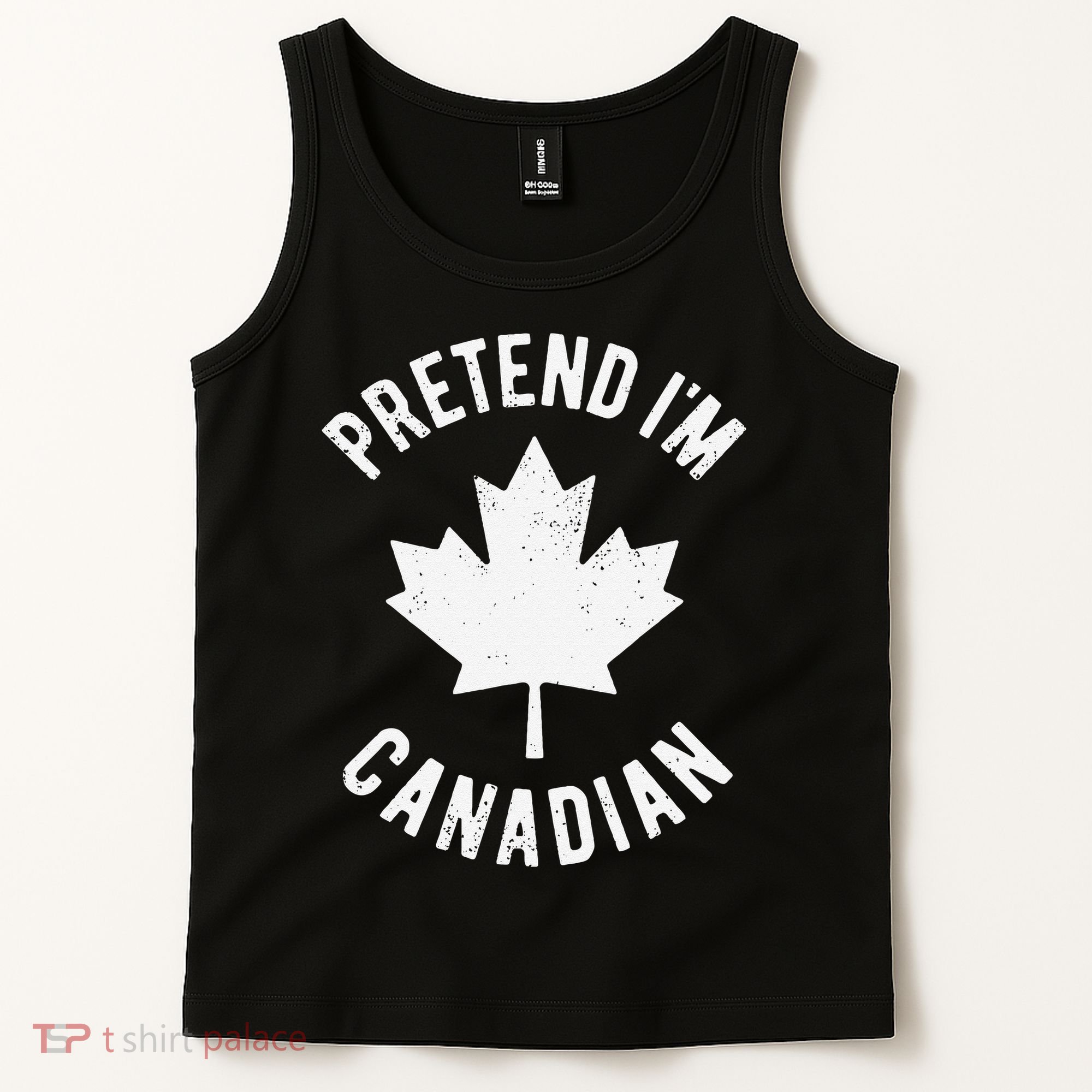 Pretend Im Canadian Canada Day Canadian Halloween Costume Gift Tank Top