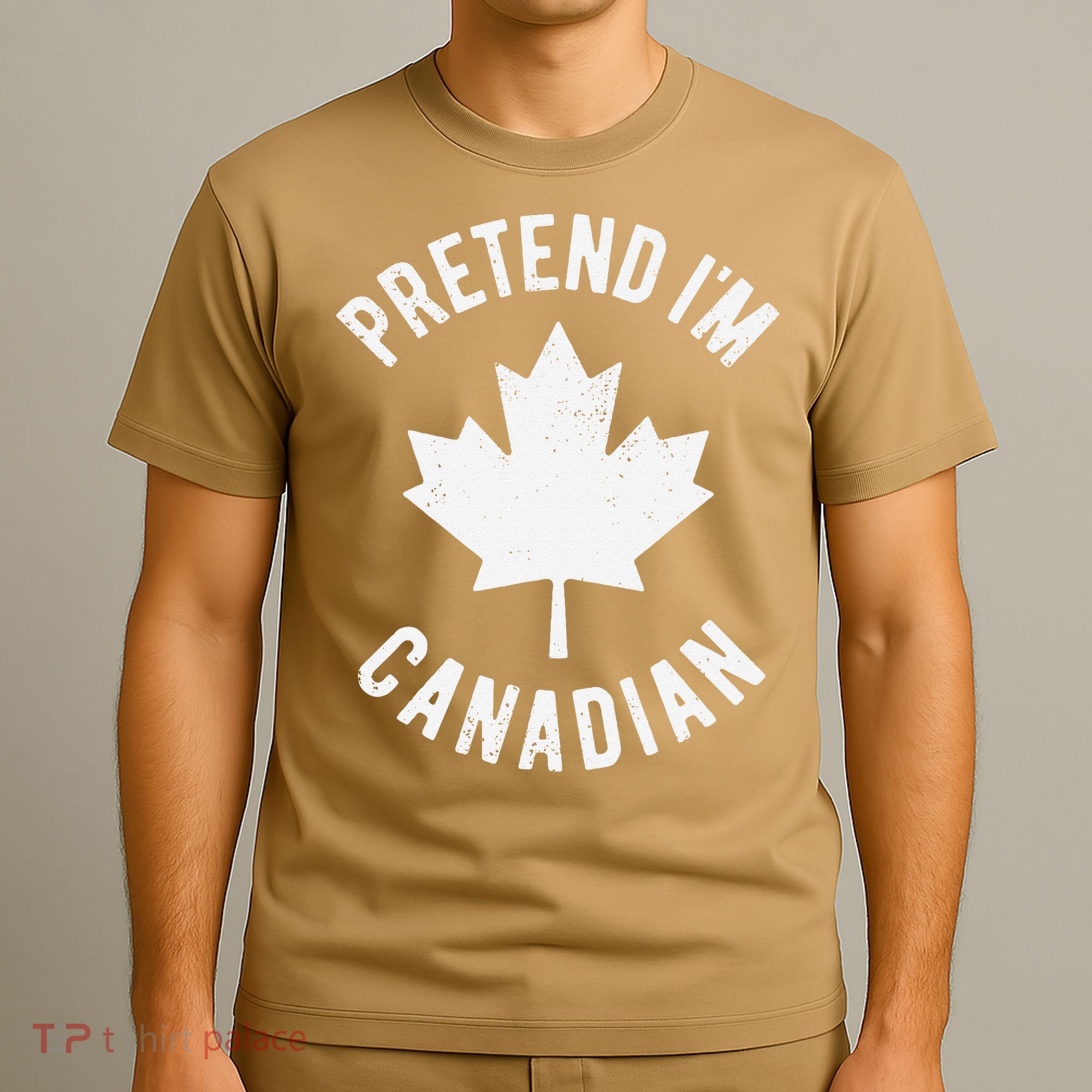 Pretend Im Canadian Canada Day Canadian Halloween Costume Gift T-Shirt