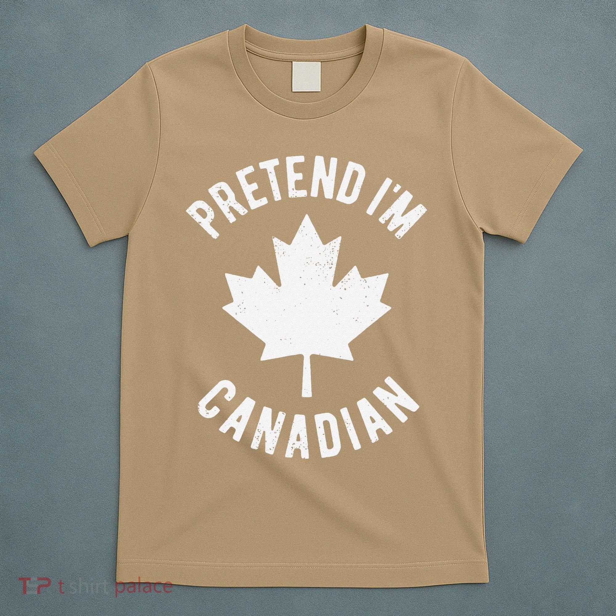 Pretend Im Canadian Canada Day Canadian Halloween Costume Gift T-Shirt
