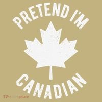 Pretend Im Canadian Canada Day Canadian Halloween Costume Gift T-Shirt thumb 7