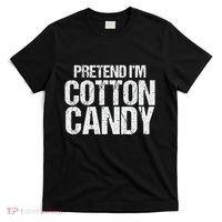Pretend I'm Cotton Candy Easy Halloween Costume T-Shirt thumb 0