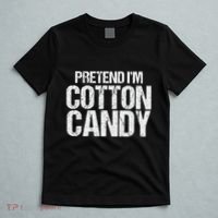 Pretend I'm Cotton Candy Easy Halloween Costume T-Shirt thumb 5