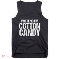 Pretend I'm Cotton Candy Easy Halloween Costume Tank Top thumb 0