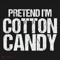 Pretend I'm Cotton Candy Easy Halloween Costume Women's T-Shirt thumb 6