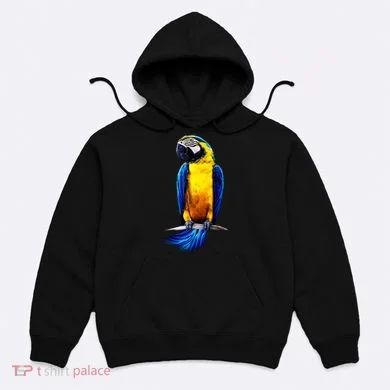 Parrot In Clouds Hoodie