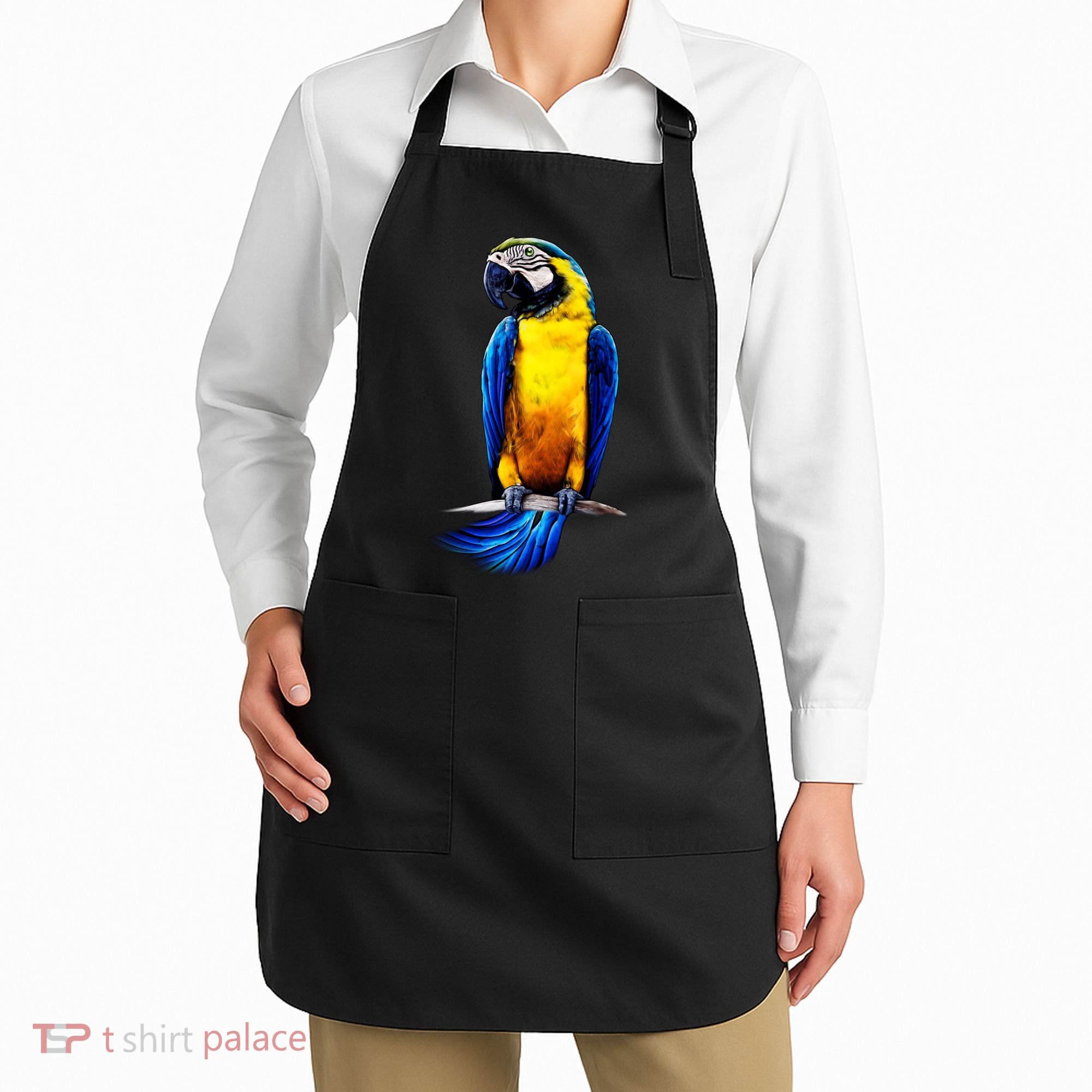 Parrot In Clouds Apron