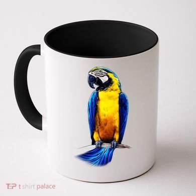 Parrot In Clouds Coffee Mug