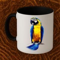 Parrot In Clouds Coffee Mug thumb 2