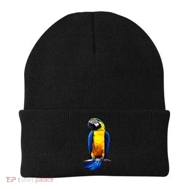 Parrot In Clouds Beanie