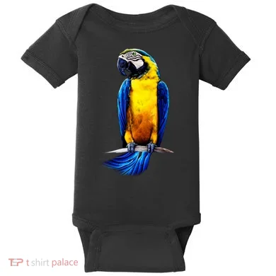 Parrot In Clouds Baby Bodysuit
