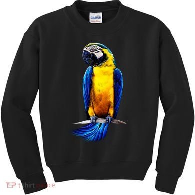 Parrot In Clouds Kids Sweatshirt
