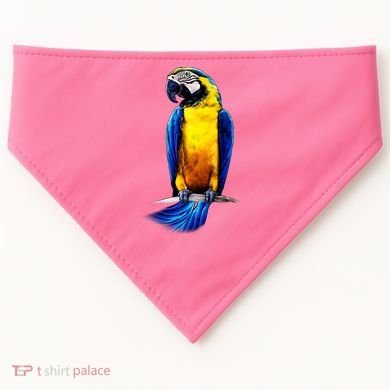 Parrot In Clouds USA-Made Doggie Bandana