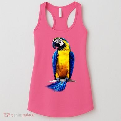 Parrot In Clouds Women's Tank Top