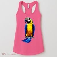 Parrot In Clouds Women's Tank Top thumb 0