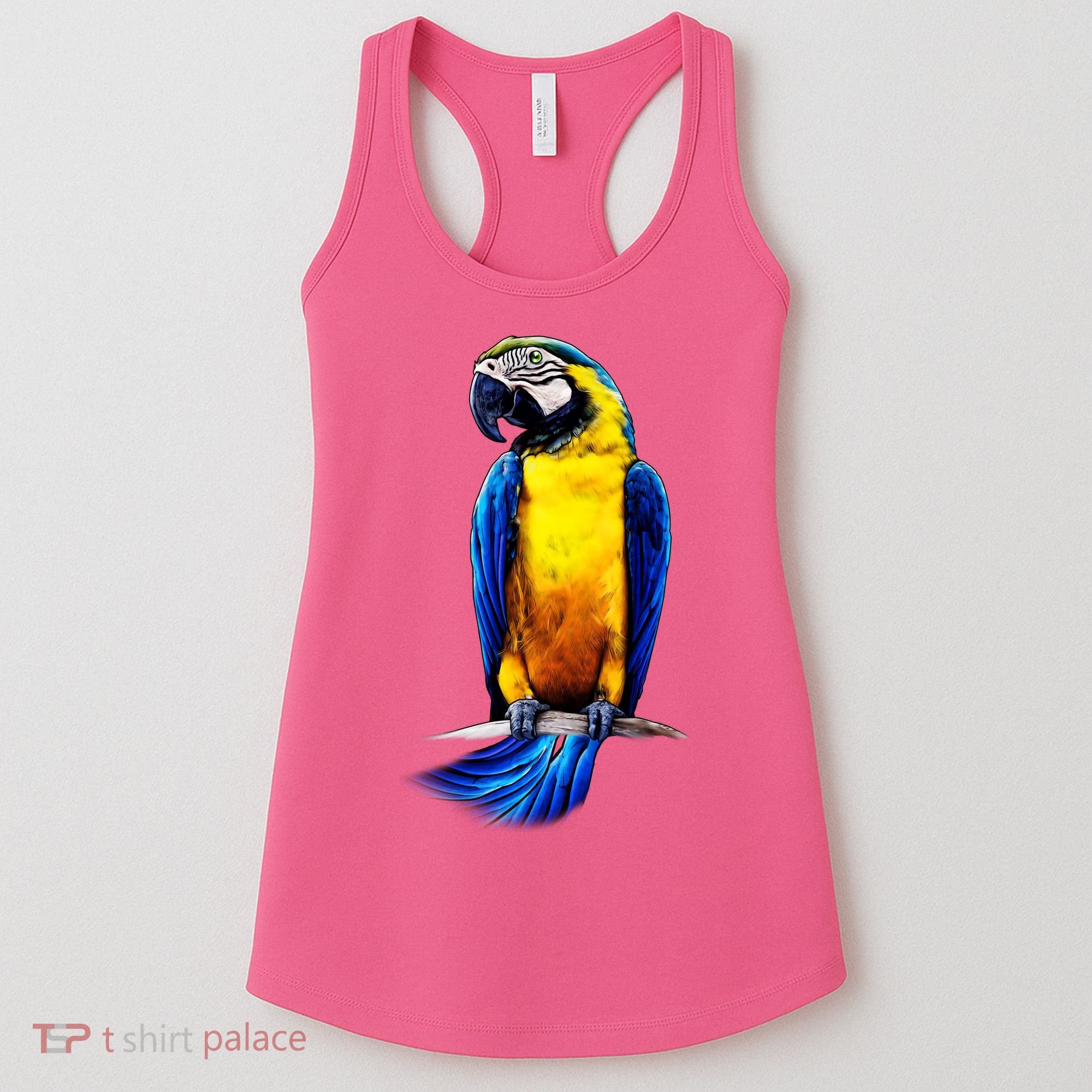 Parrot In Clouds Women's Tank Top