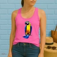 Parrot In Clouds Women's Tank Top thumb 2