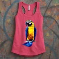Parrot In Clouds Women's Tank Top thumb 3