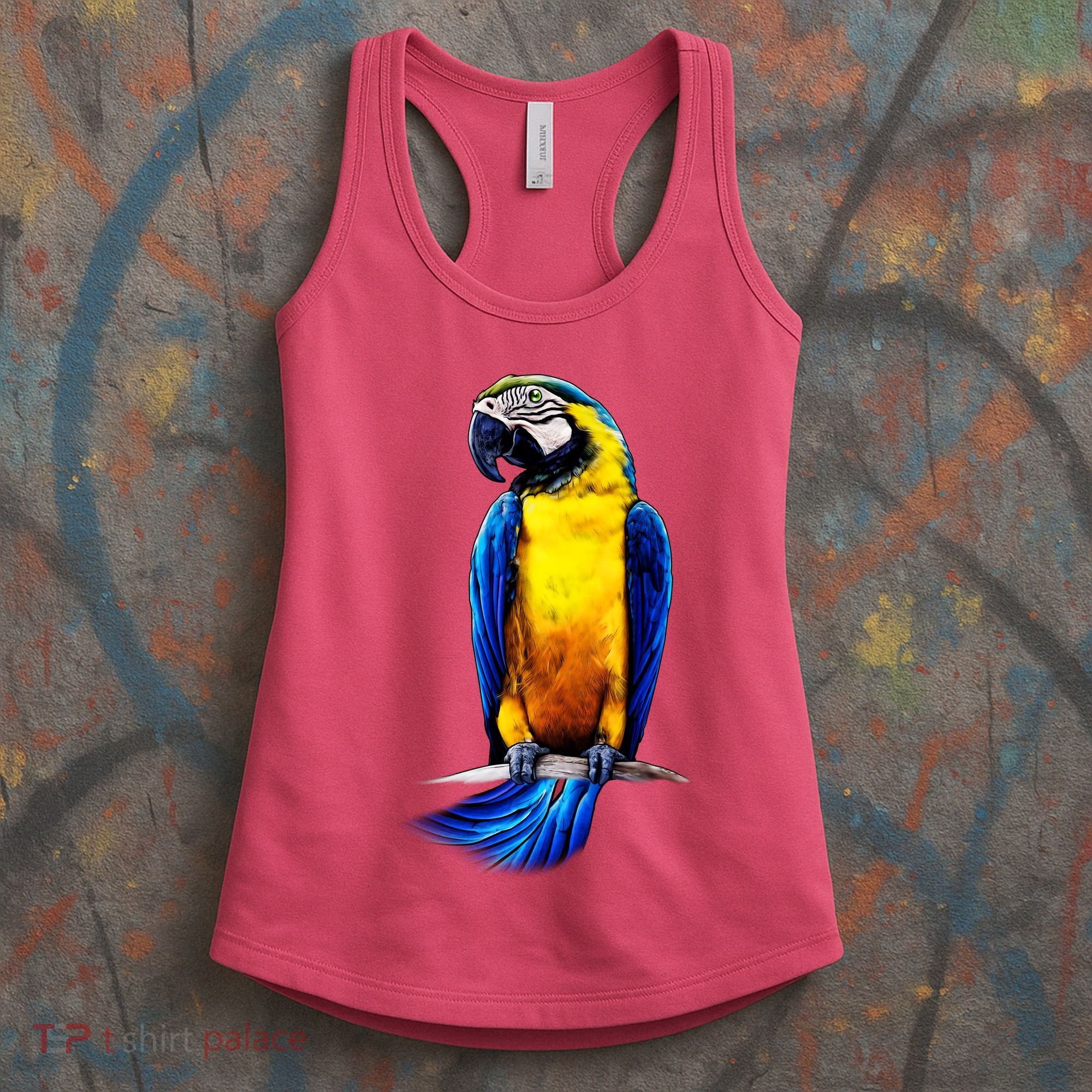 Parrot In Clouds Women's Tank Top