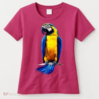 Parrot In Clouds Women's T-Shirt