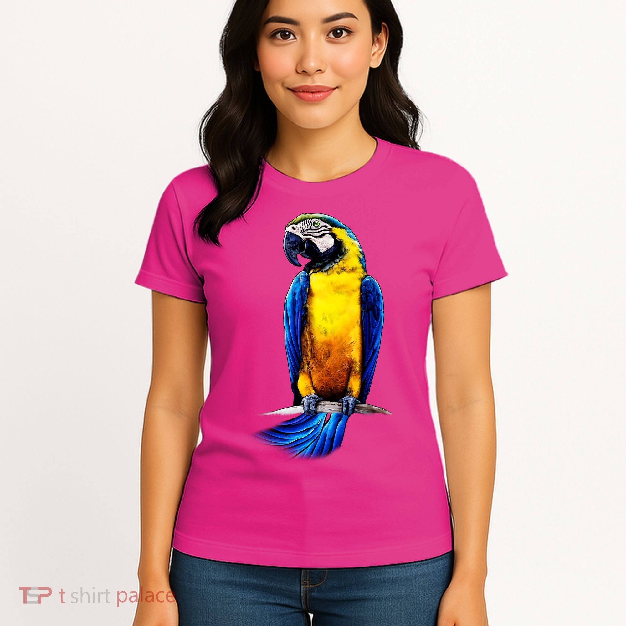 Parrot In Clouds Women's T-Shirt