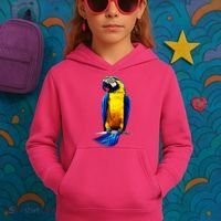 Parrot In Clouds Kids Hoodie thumb 3