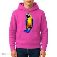 Parrot In Clouds Kids Hoodie thumb 4