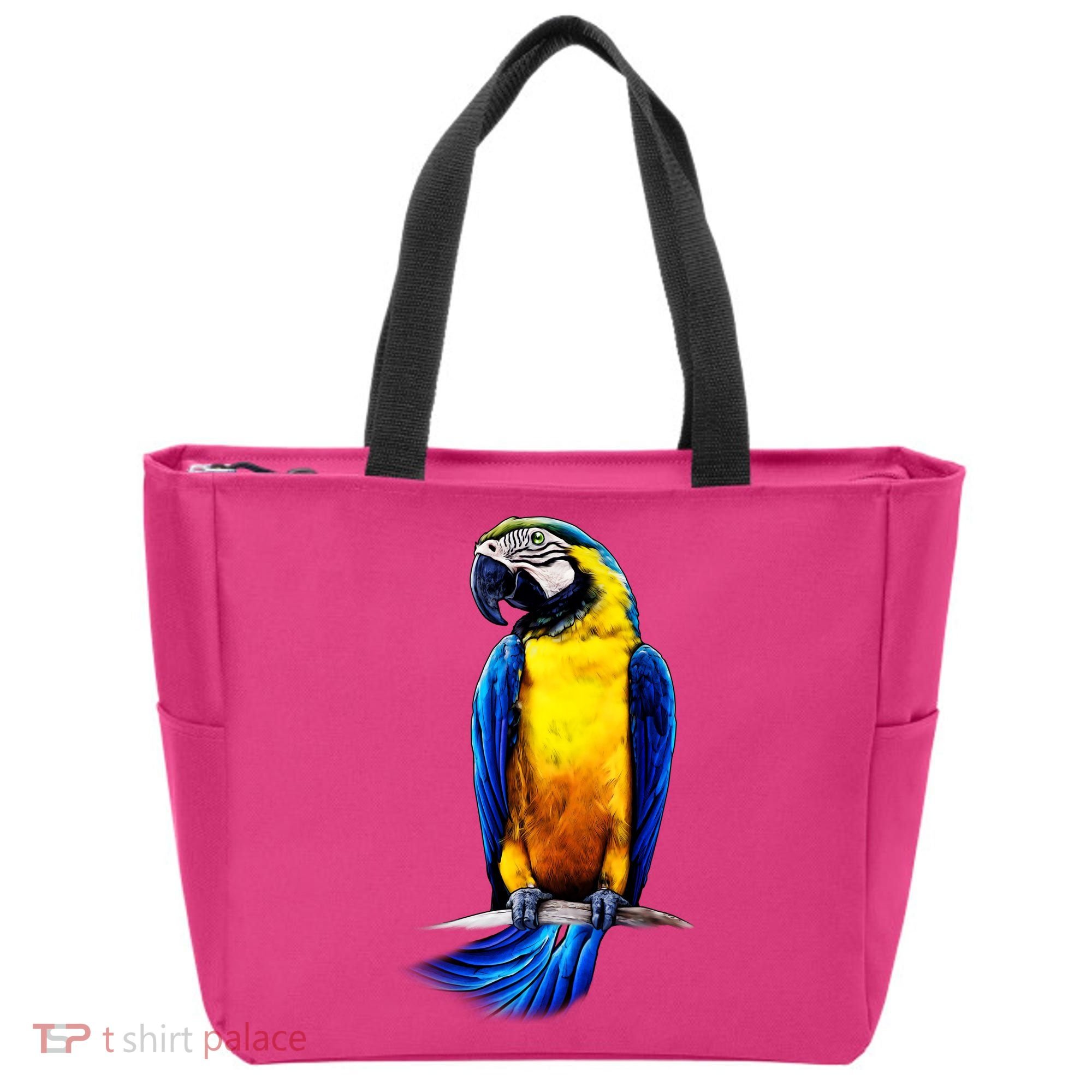 Parrot In Clouds Tote Bag