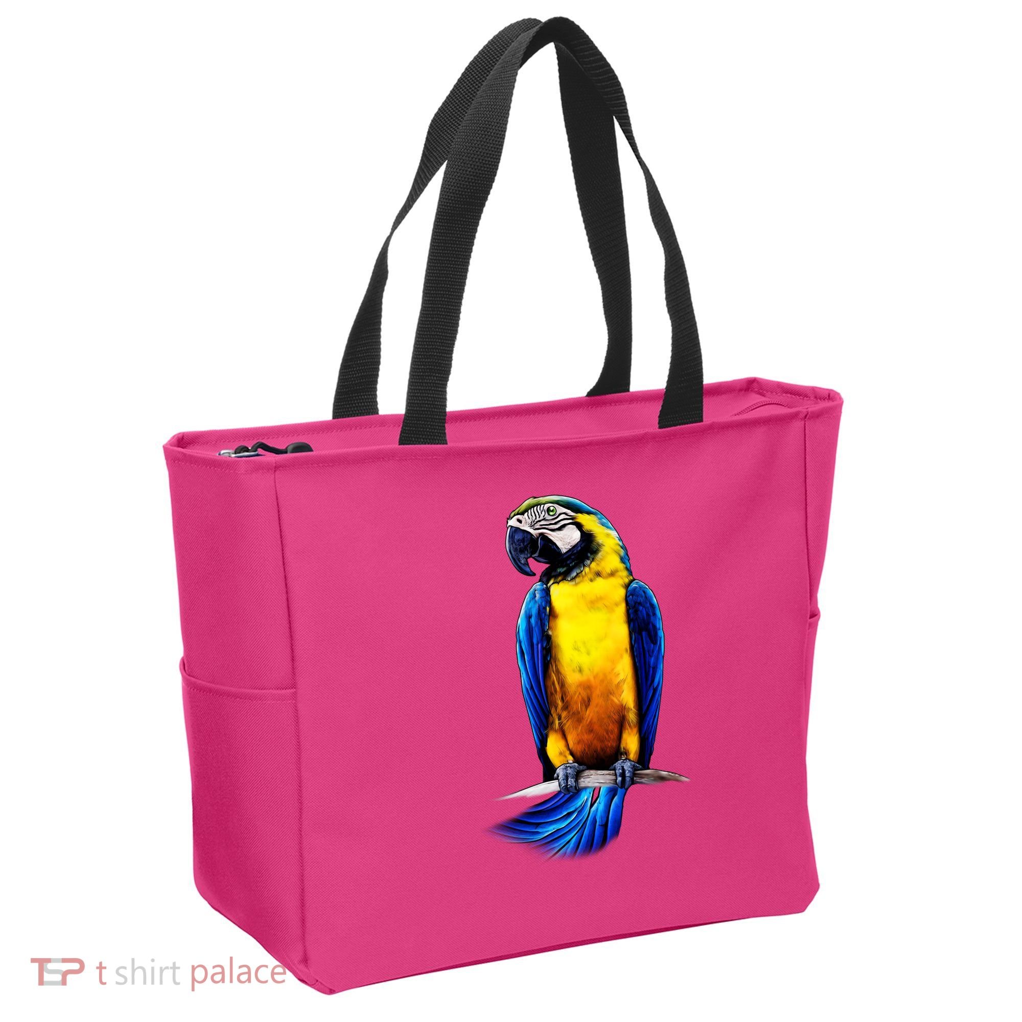 Parrot In Clouds Tote Bag
