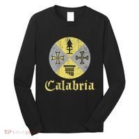 Proud Italian Calabrese Calabria Italy Flag Long Sleeve Shirt thumb 0