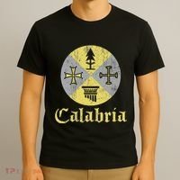 Proud Italian Calabrese Calabria Italy Flag T-Shirt thumb 3