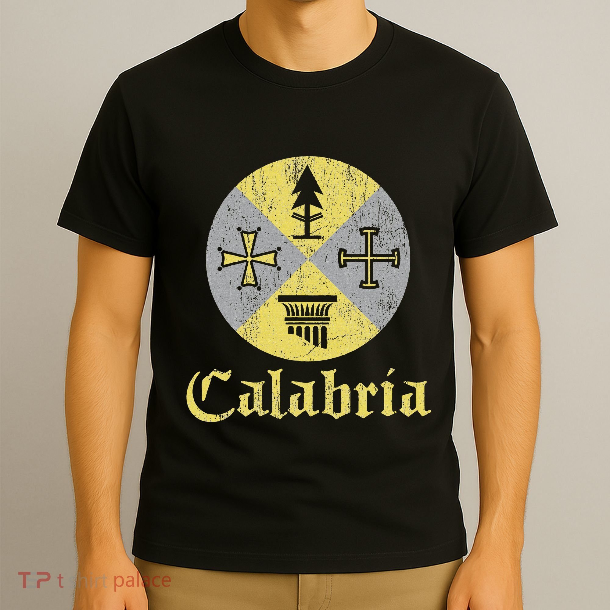 Proud Italian Calabrese Calabria Italy Flag T-Shirt