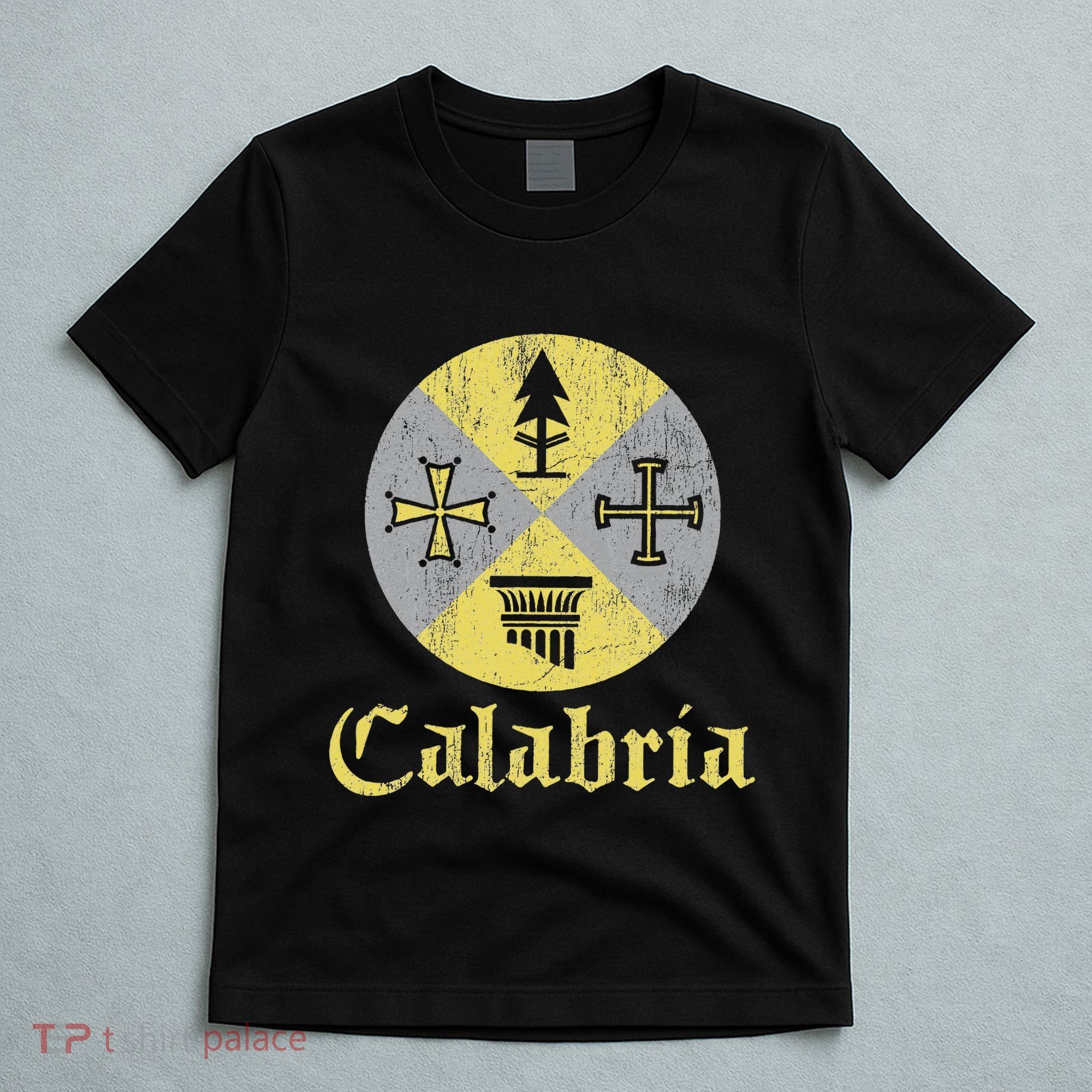 Proud Italian Calabrese Calabria Italy Flag T-Shirt